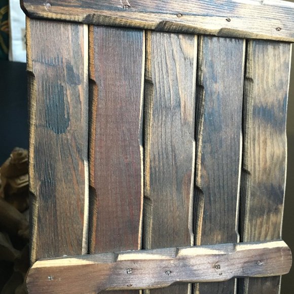 Vintage OAK Mid Century Large Olive Wood Creche Set - Picture 12 of 15